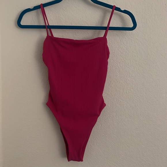 VITAMIN A zinnia eco rib Jenna high leg one-piece Xs - Picture 3 of 11